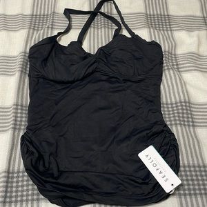 Womens NWT Seafolly Tankini Top DD/E size 6